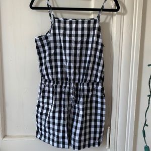 Checkered Romper